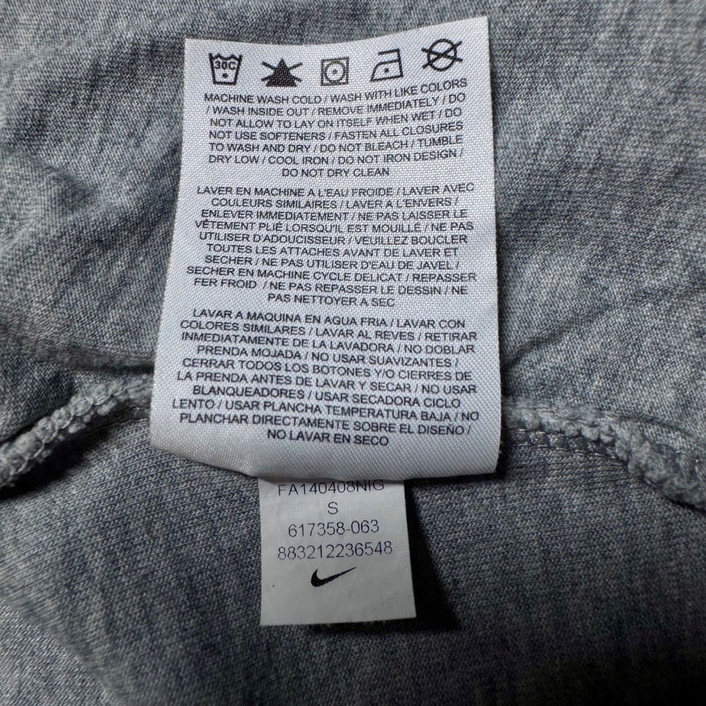 Nike Tech Fleece Cape Asymmetrical Full Zip Hoodie Grey Black Women Small - Picture 9 of 11